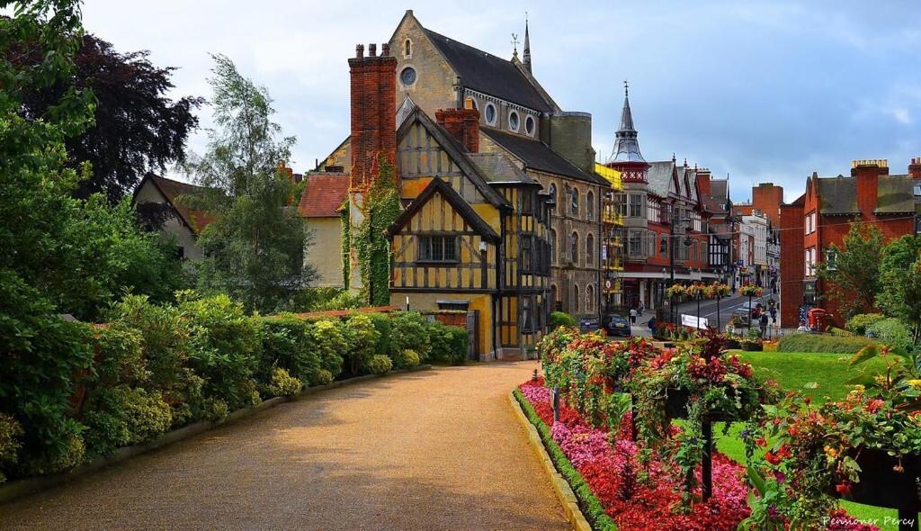 Shrewsbury Georgian Town House - Hills Lane Villa Buitenkant foto